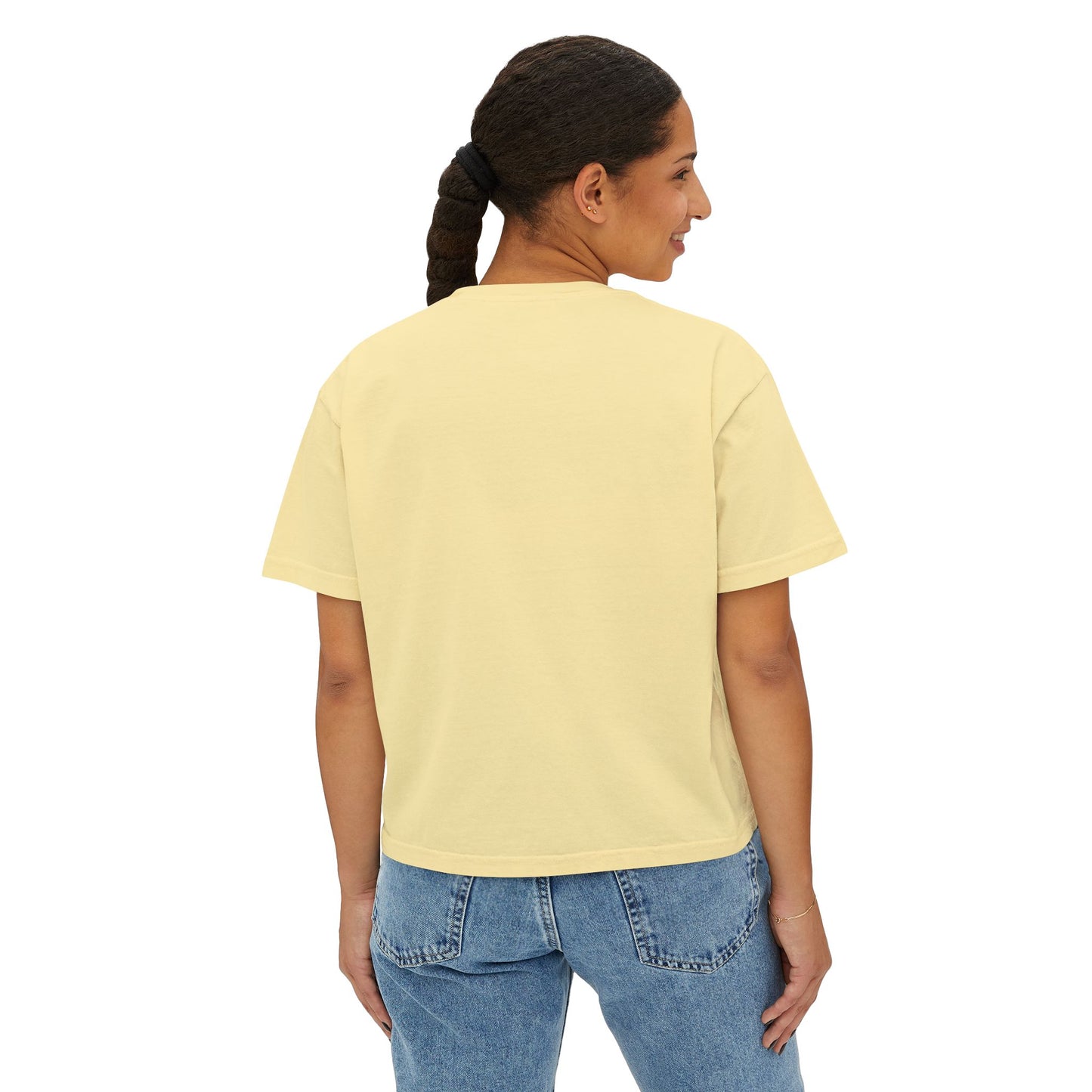 Glamping Mushrooms Boxy Tee - Cute & Comfy Women's Top