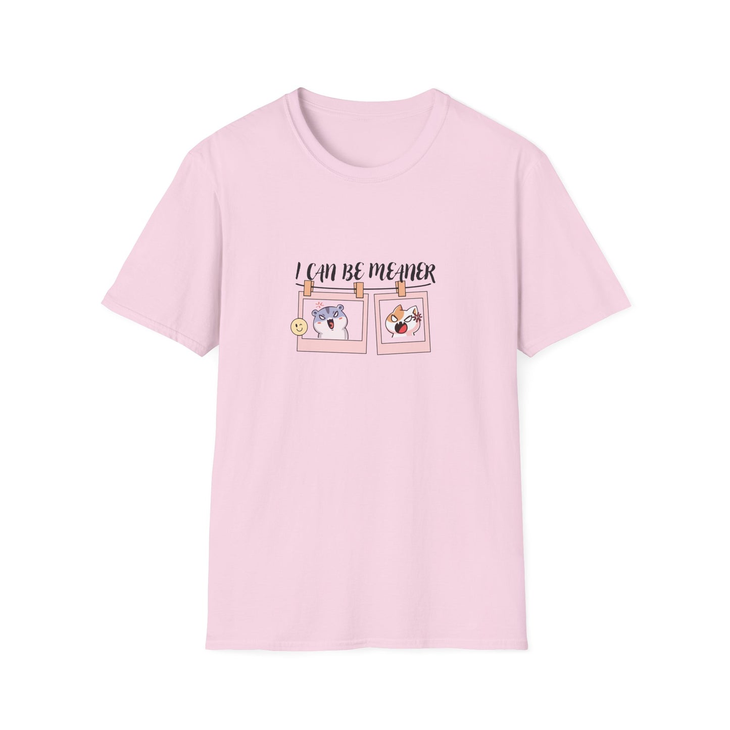 I Can Be Meaner Unisex Softstyle T-Shirt – Fun & Playful Graphic Tee for Casual Wear