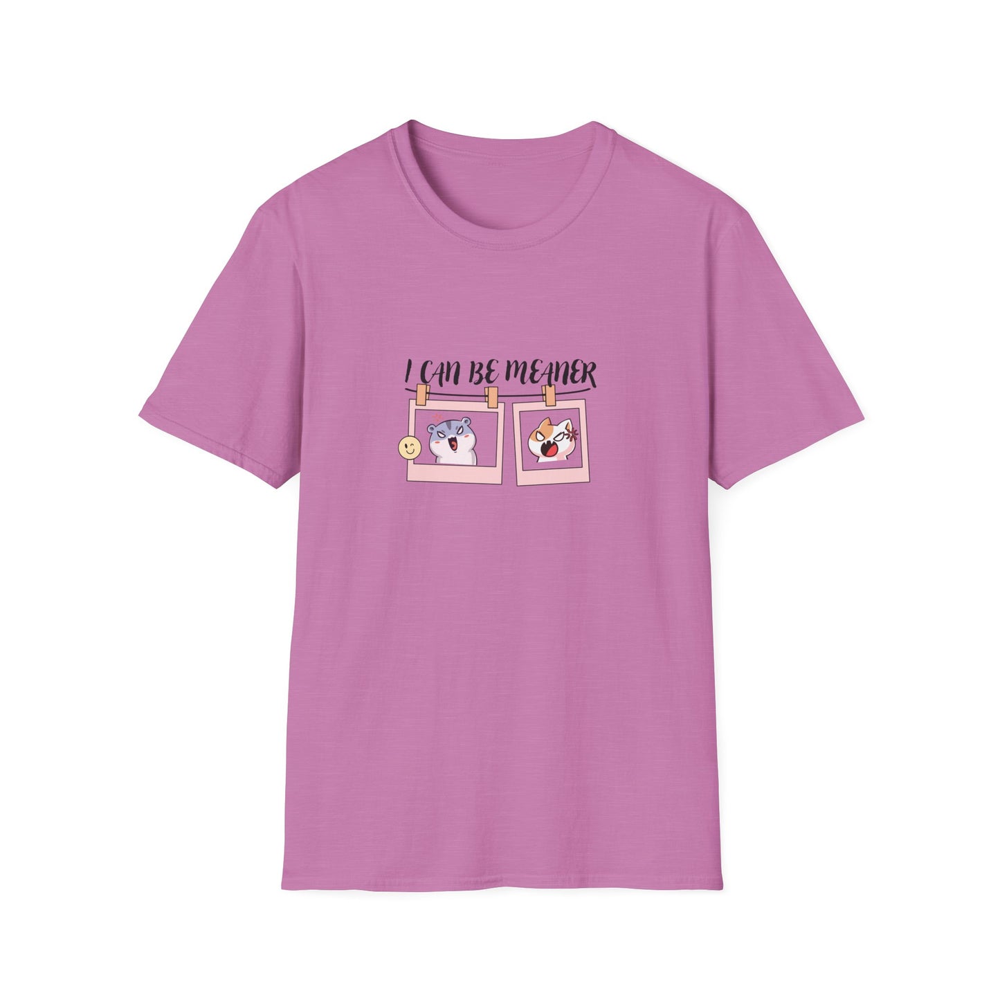 I Can Be Meaner Unisex Softstyle T-Shirt – Fun & Playful Graphic Tee for Casual Wear