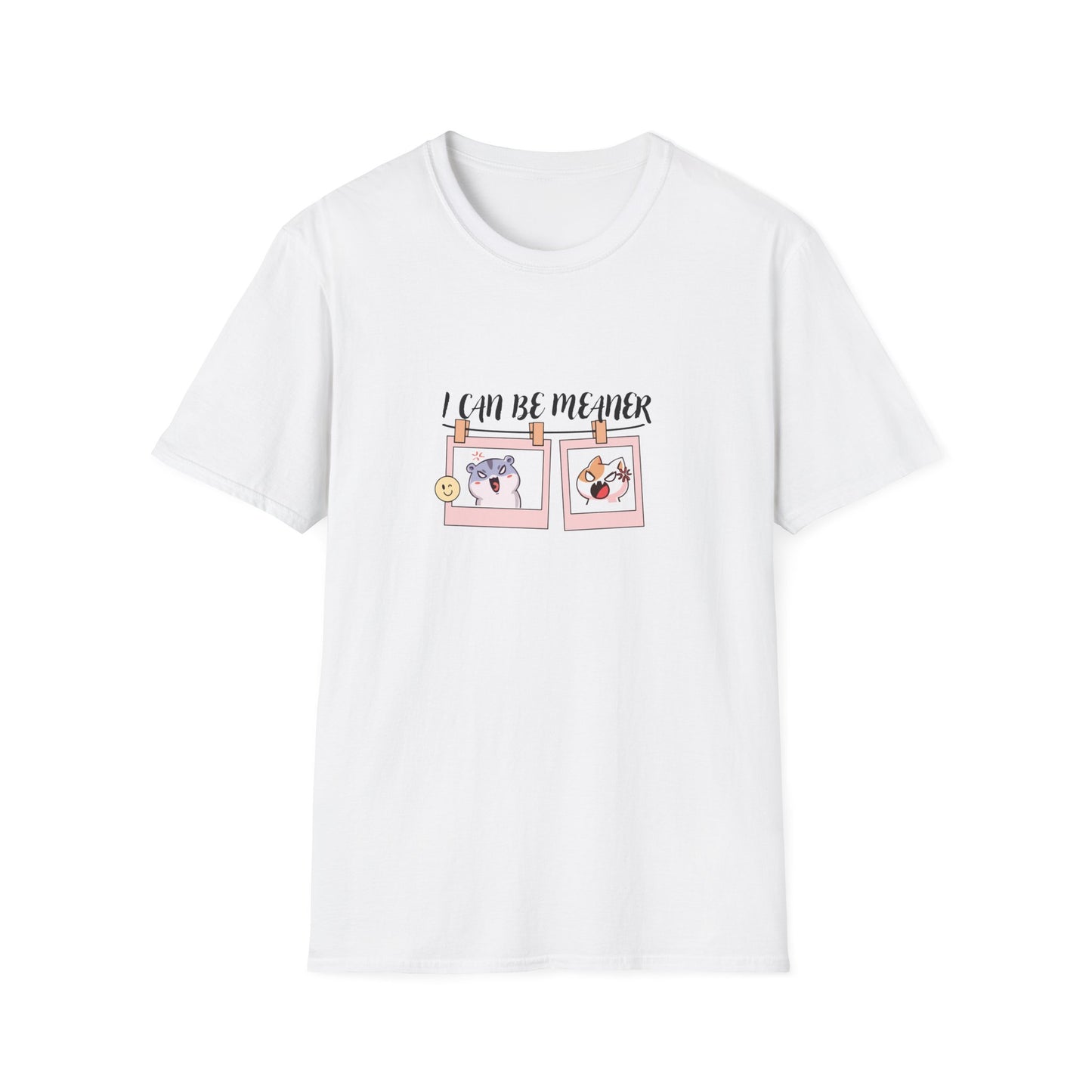 I Can Be Meaner Unisex Softstyle T-Shirt – Fun & Playful Graphic Tee for Casual Wear