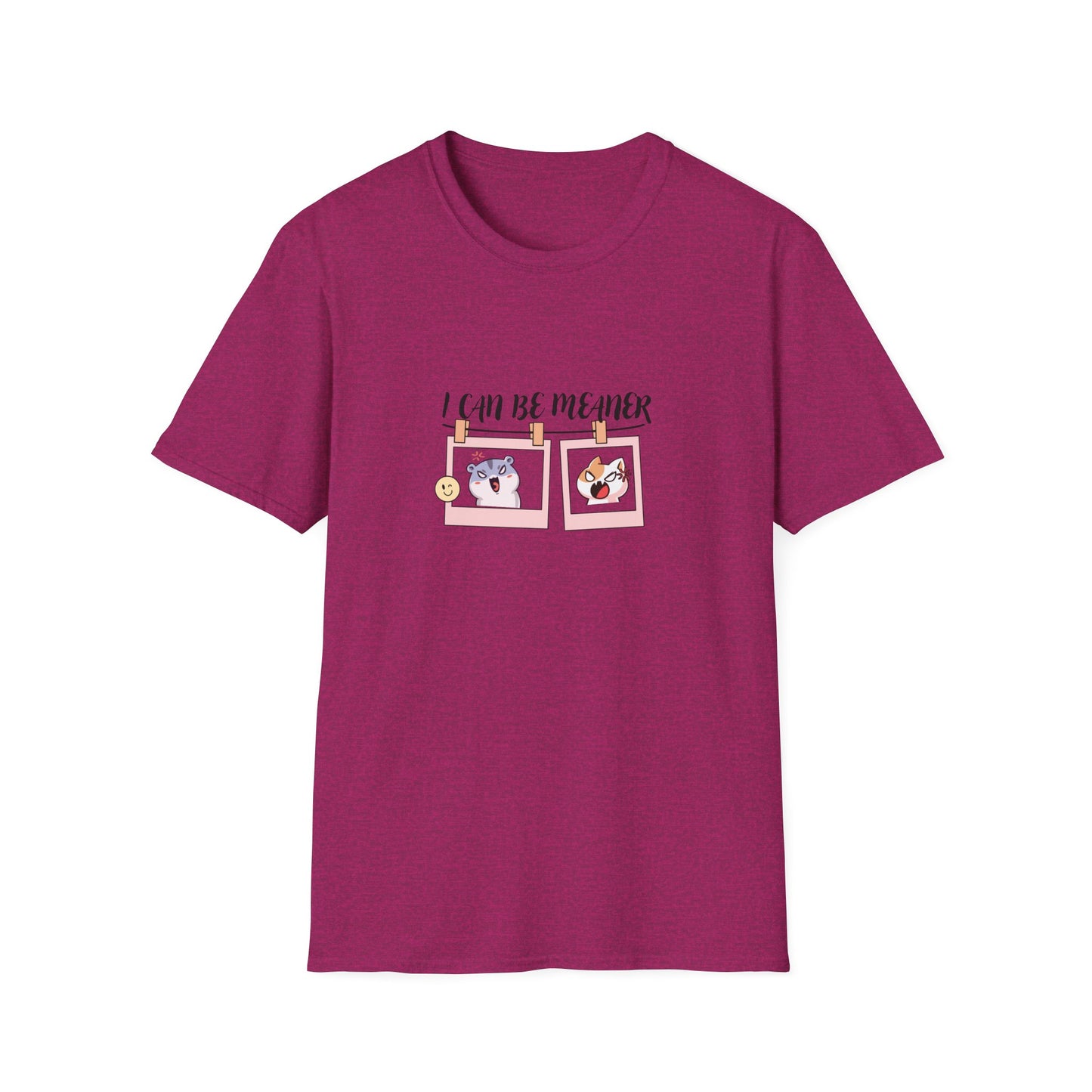 I Can Be Meaner Unisex Softstyle T-Shirt – Fun & Playful Graphic Tee for Casual Wear