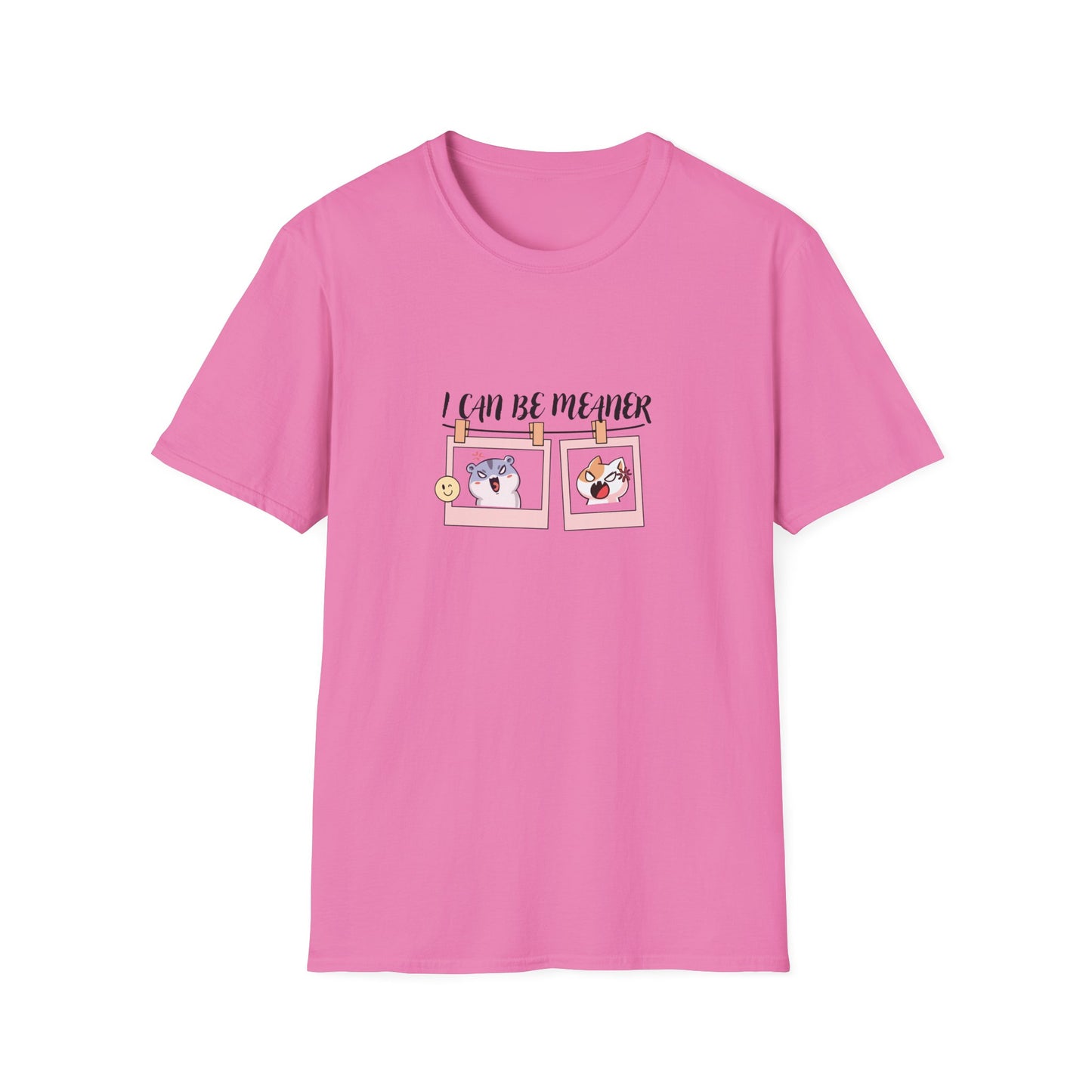 I Can Be Meaner Unisex Softstyle T-Shirt – Fun & Playful Graphic Tee for Casual Wear